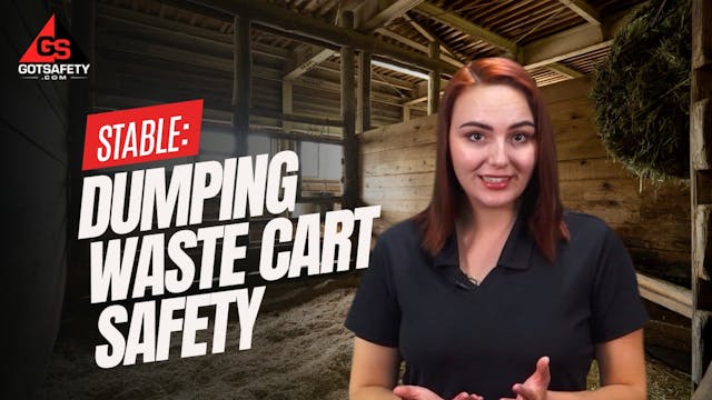 Stable: Dumping Waste Cart Safety