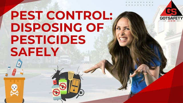 Pest Control: Disposing of Pesticides...