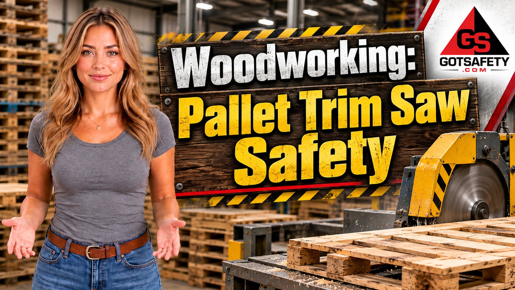 Woodworking: Pallet Trim Saw Safety