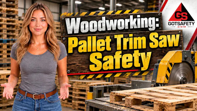 Woodworking: Pallet Trim Saw Safety