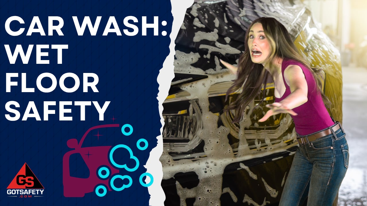 Car Wash: Wet Floor Safety