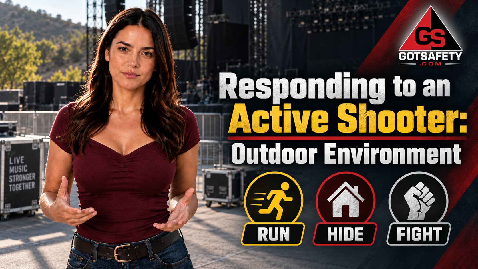 Responding to an Active Shooter Incident: Outdoor Environments