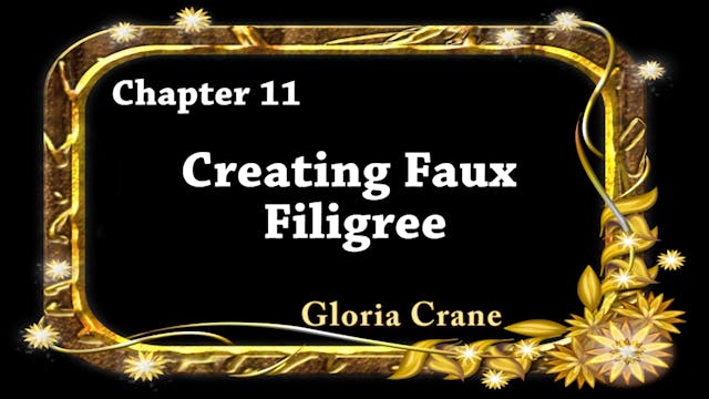 Ginger Jar BONUS Chapter 11 - Creaing Faux Filigree