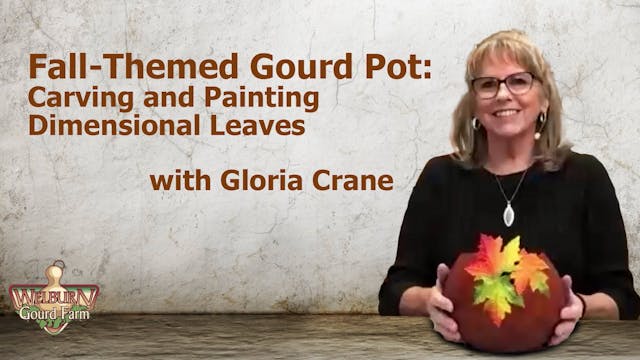 Fall Themed Gourd Pot - Trailer