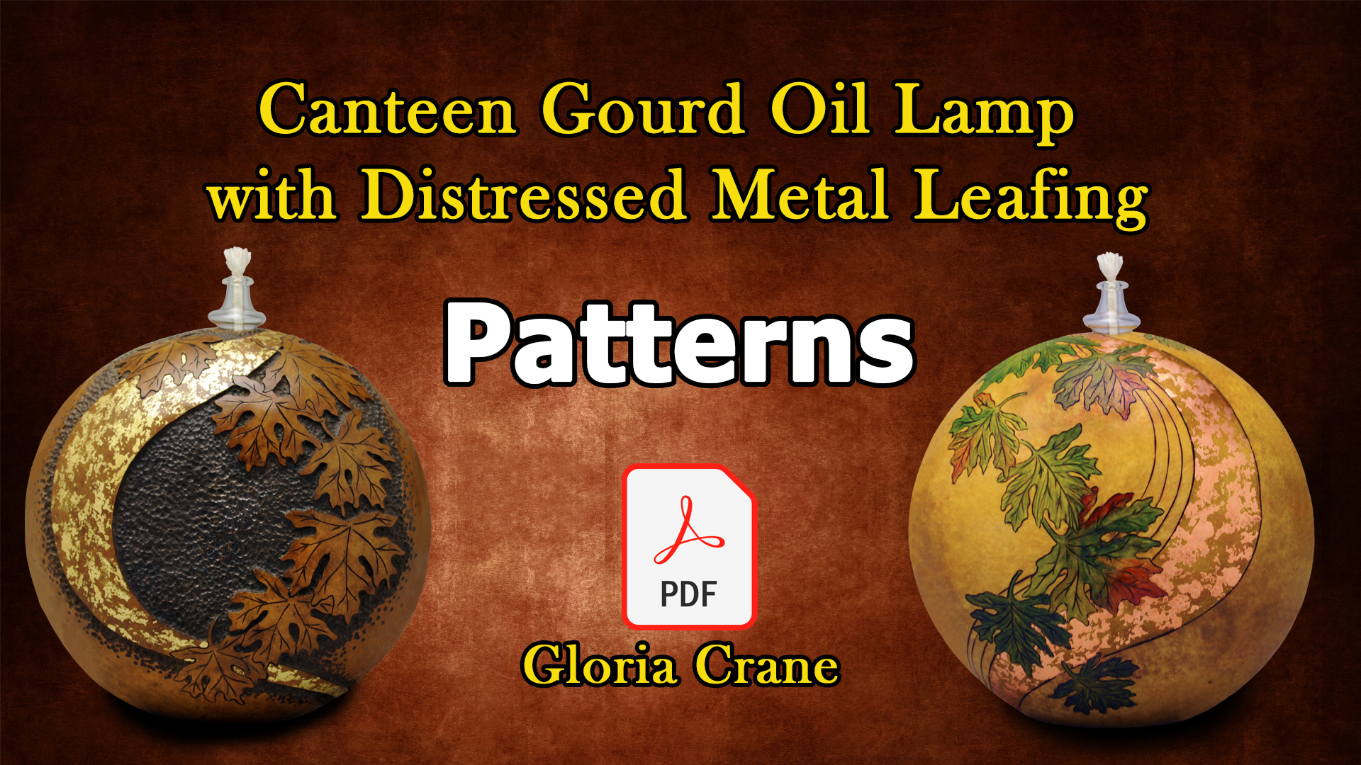Canteen Gourd Oil Lamp Patterns