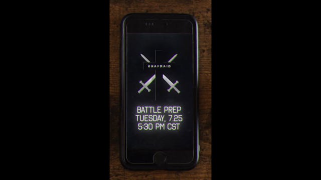 Unafraid - Battle Prep - 725 - Habits