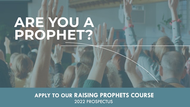 Raising Prophets Course Prospectus