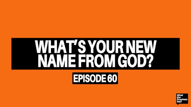 What's Your New Name From God? - What...