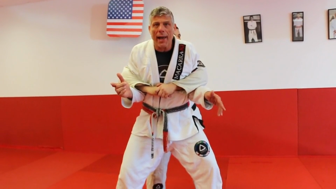 Rear Bear Hug Over Arms