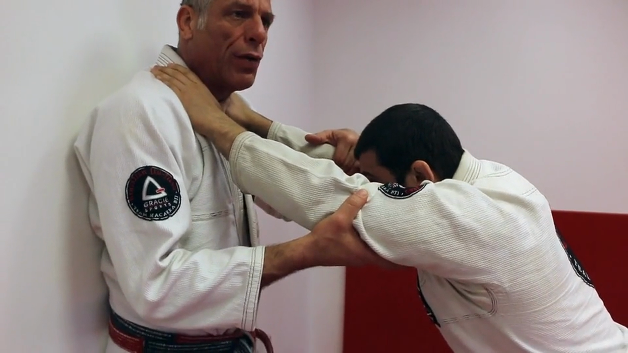 Two Hand Choke Against Wall