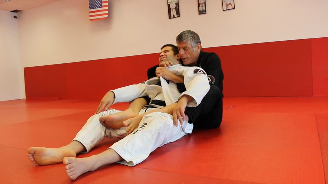 Collar Choke From Back
