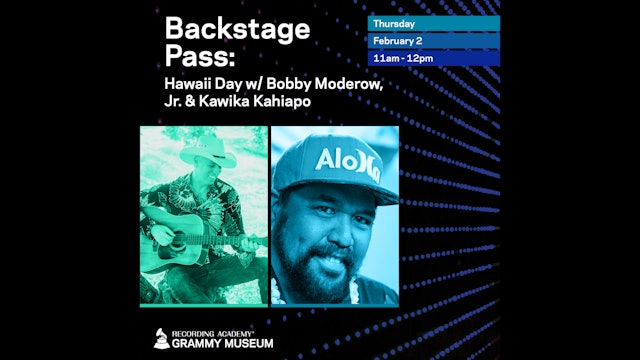 Backstage Pass: Hawaii Day w/ Bobby Moderow Jr., & Kawika Kahiapo