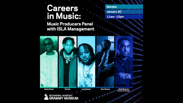 Careers In Music: Music Producers Pan...