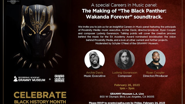 Careers in Music: The Making of the Black Panther: Wakanda Forever Soundtrack