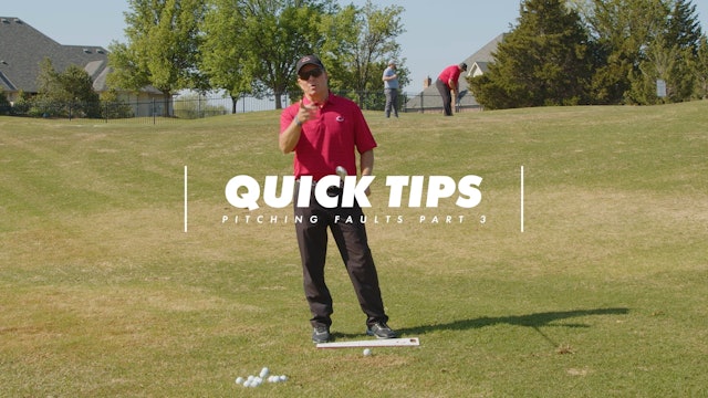 Quick Tip - Pitching Faults 3