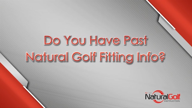 Fundamentals_11_Do You Have Past NG Fitting Info