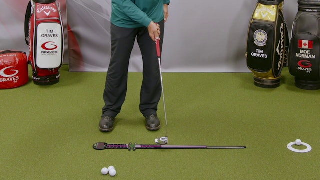 One-handed Putting Drill
