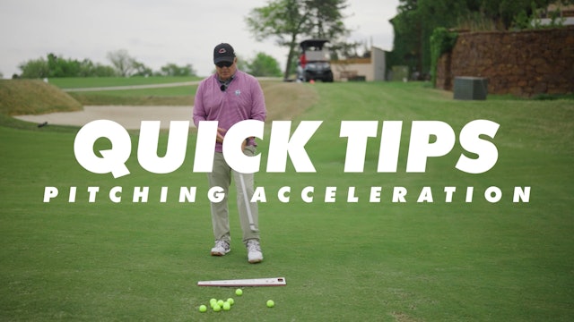 Quick Tip Pitching Acceleration