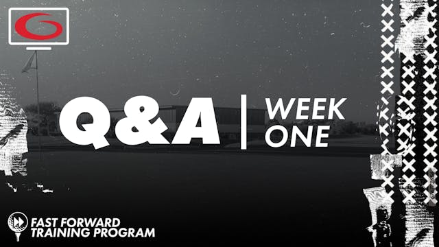 Fast Forward Training Program - Week ...