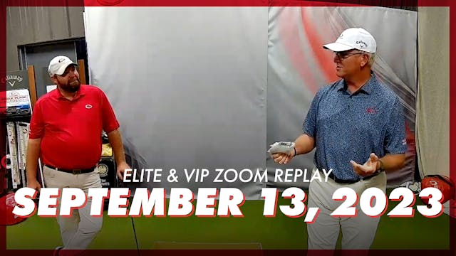 Elite & VIP Zoom Replay September 13 2023