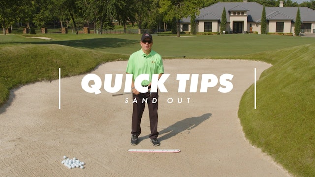 Quick Tip - Sand Out