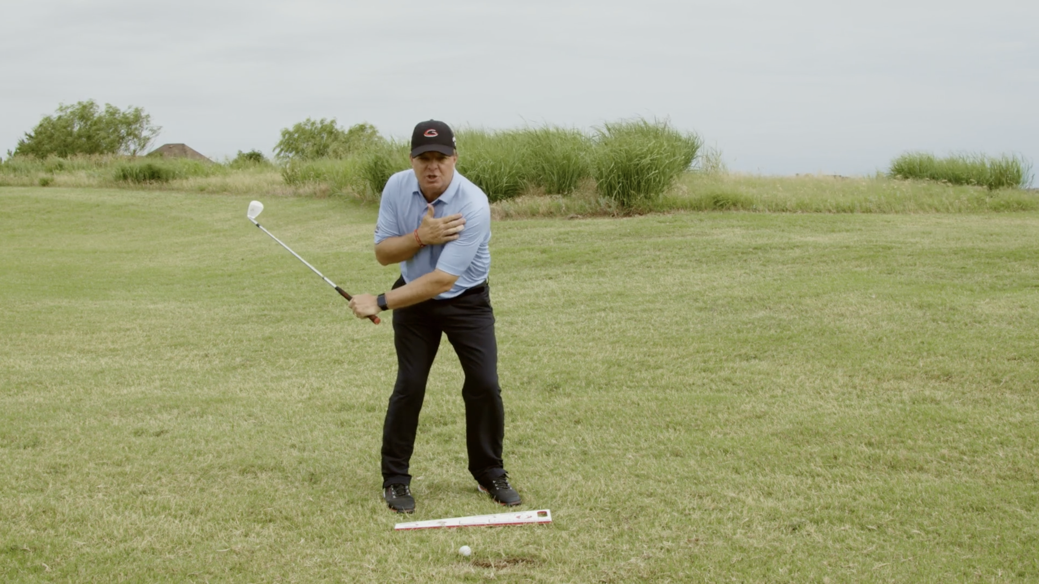 Shoulder-to-Chin Pitching Drill
