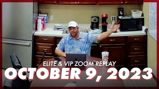 Elite & VIP Zoom October 9, 2023