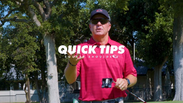 Quick Tip - Square Shoulders