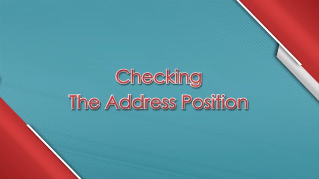 SPS_Drills_06-Checking_Address_Position