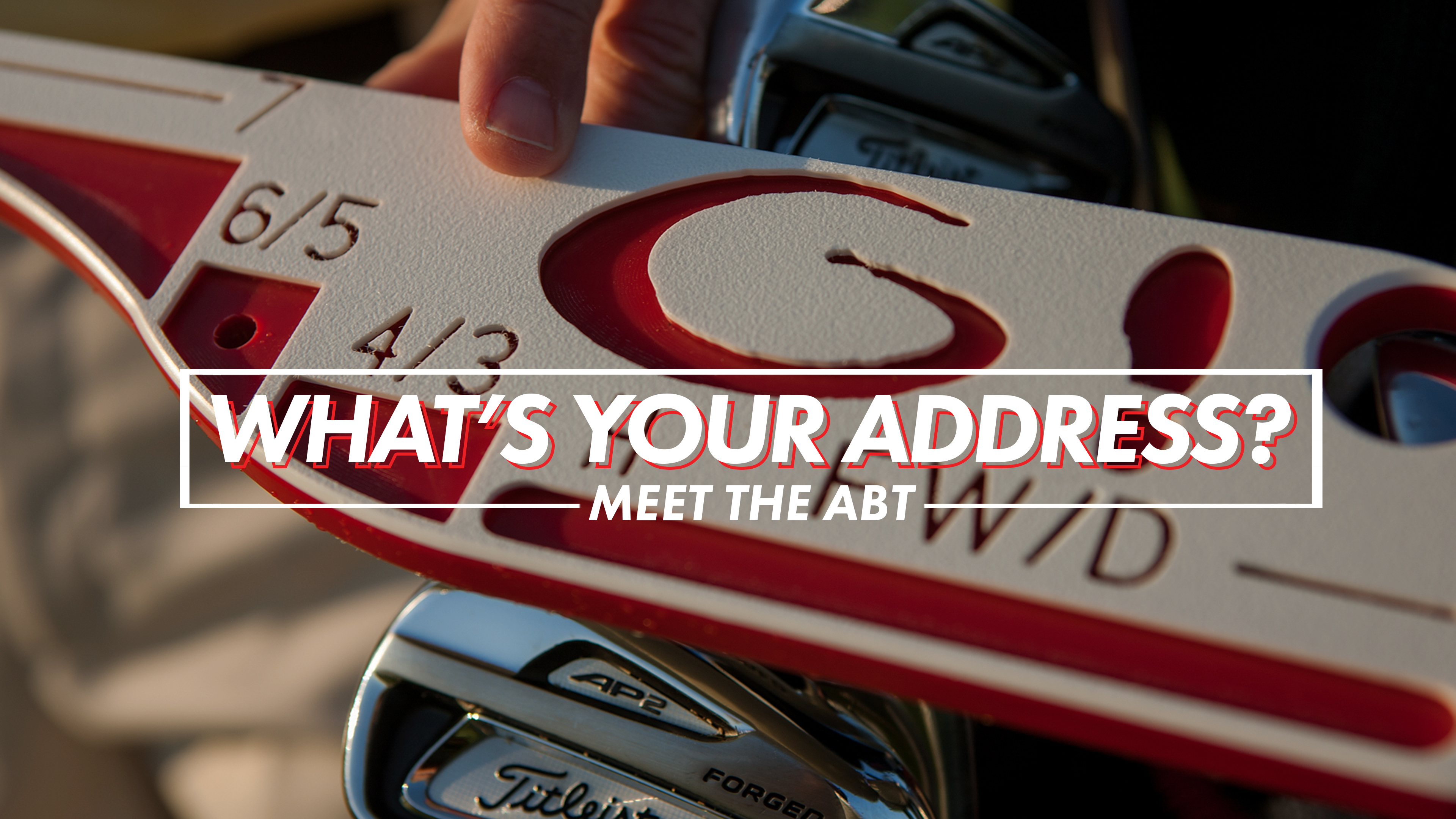 Alignment & Ball Position Trainer (ABT) Graves Golf OnDemand