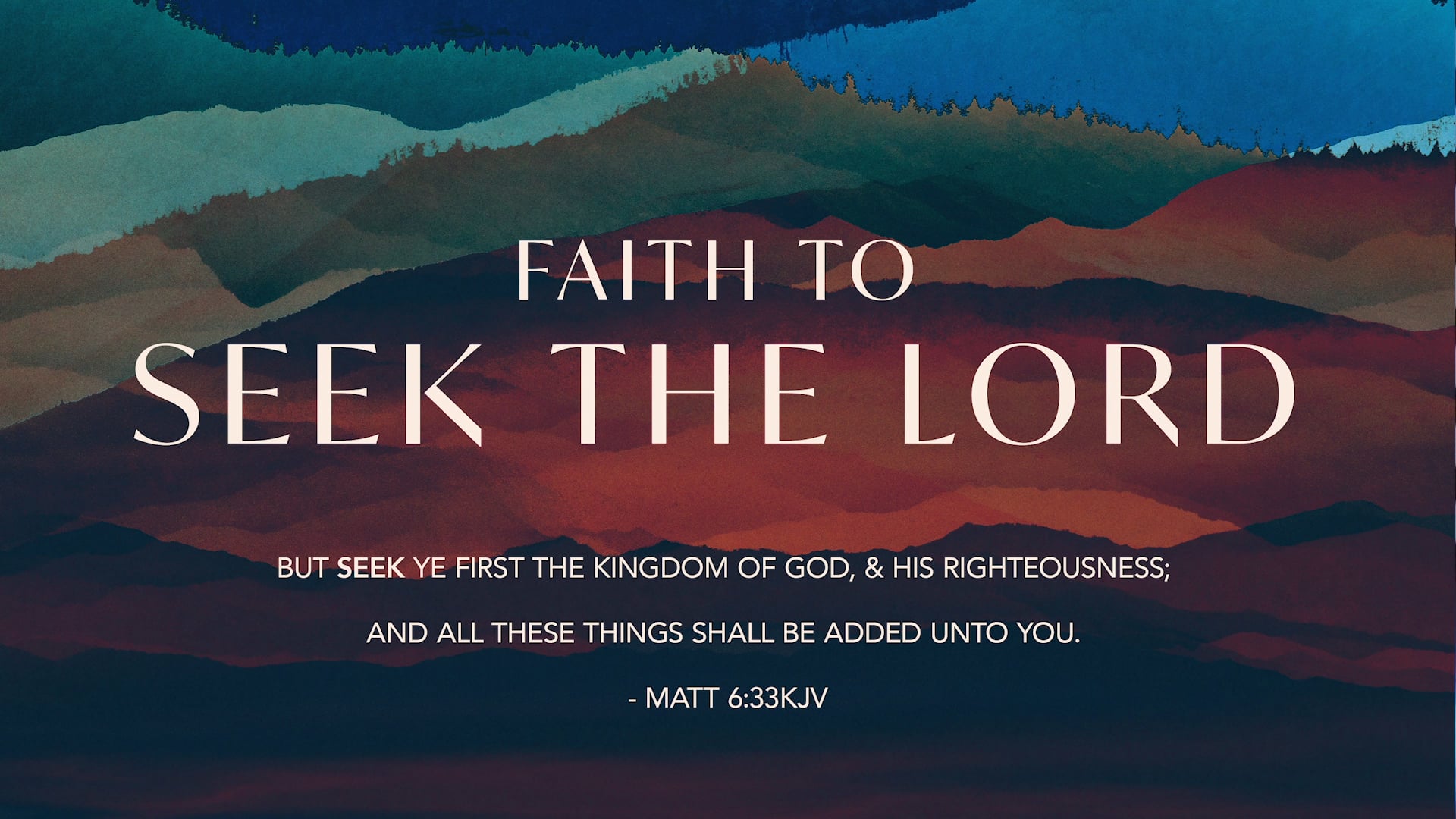Faith to Seek the Lord Part 1 (Audio) Pastor Patrick Ligon