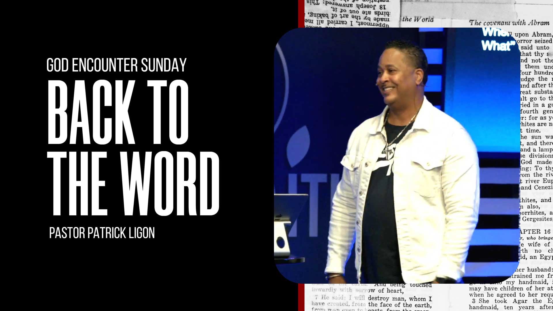 Back to the Word (Audio) Pastor Patrick Ligon