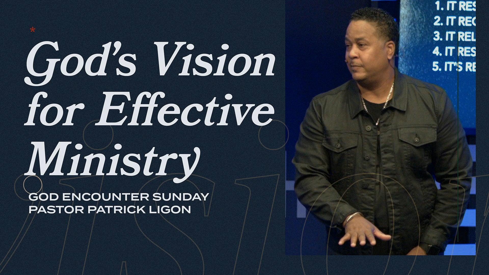God's Vision for Effective Ministry (Audio) Pastor Patrick Ligon