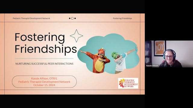 Continuing Ed Course: Fostering Friendships