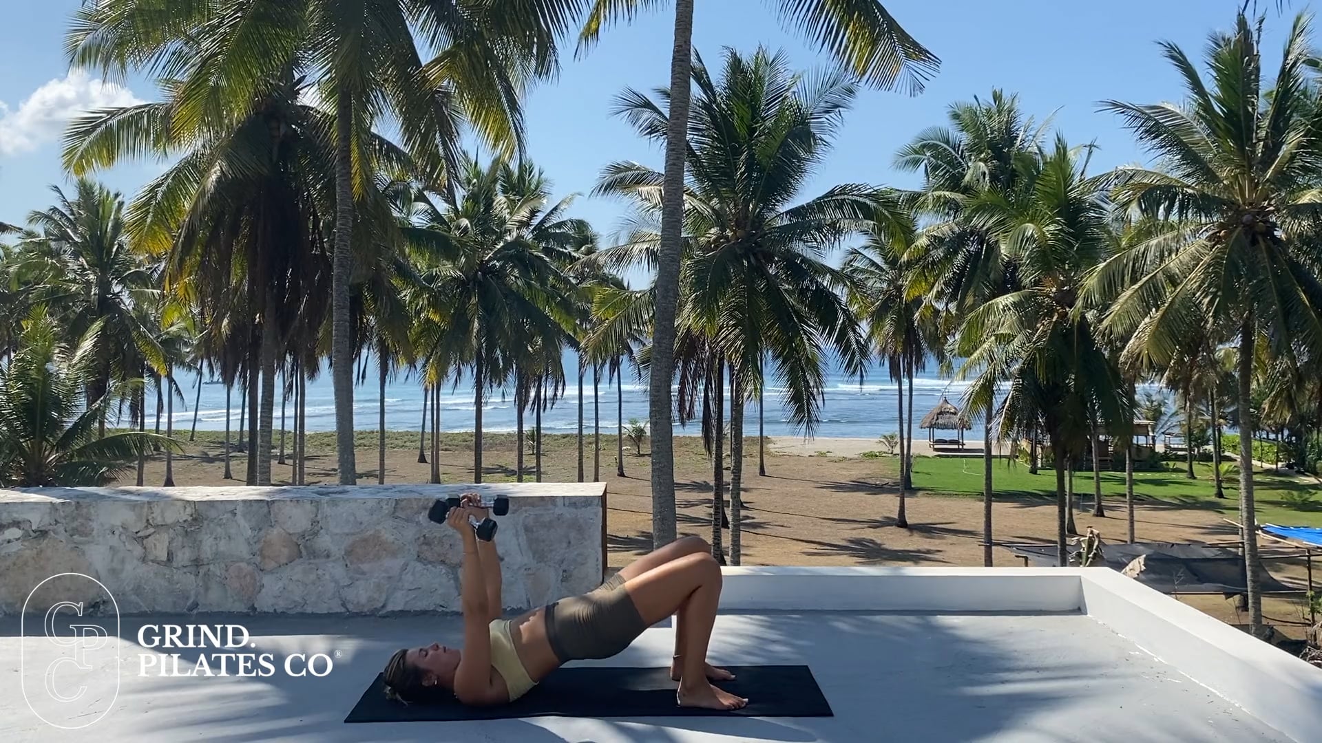 35 minute dumbbell mat flow with Tylah S
