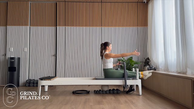 25 minute glute & upper back reformer...
