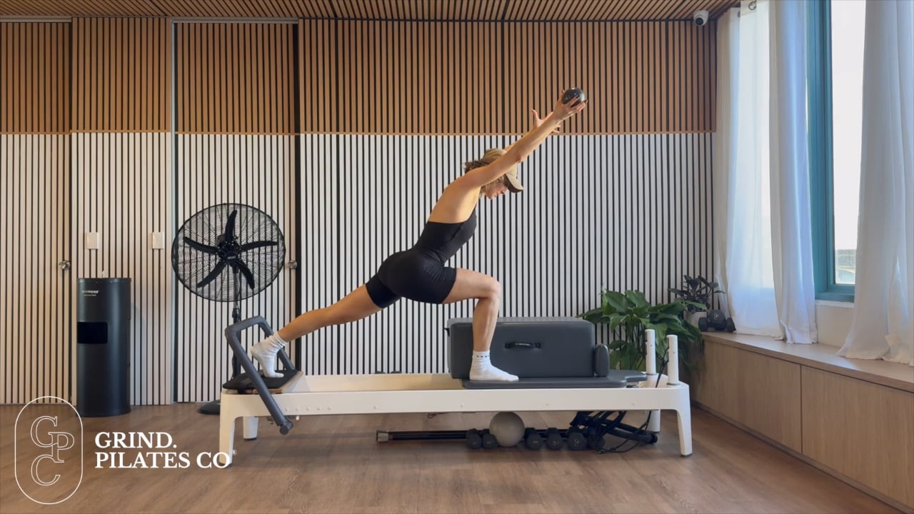 35 minute lunge & oblique flow with Amba F