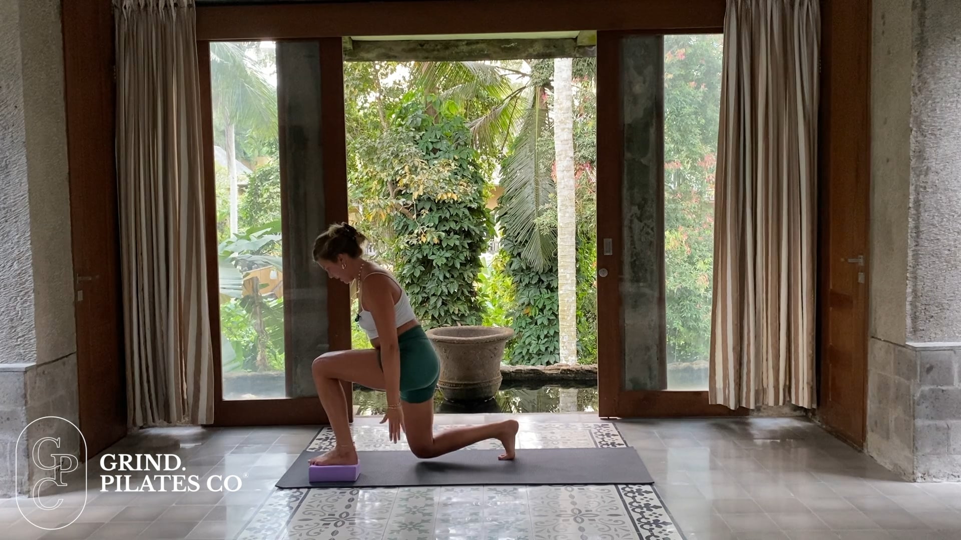 30 minute yoga block inspired mat flow with Tylah S