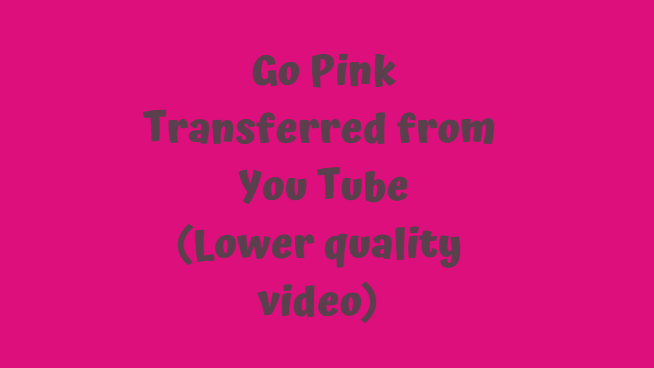 Pop Dance Cardio - Go Pink (YouTube transfer)