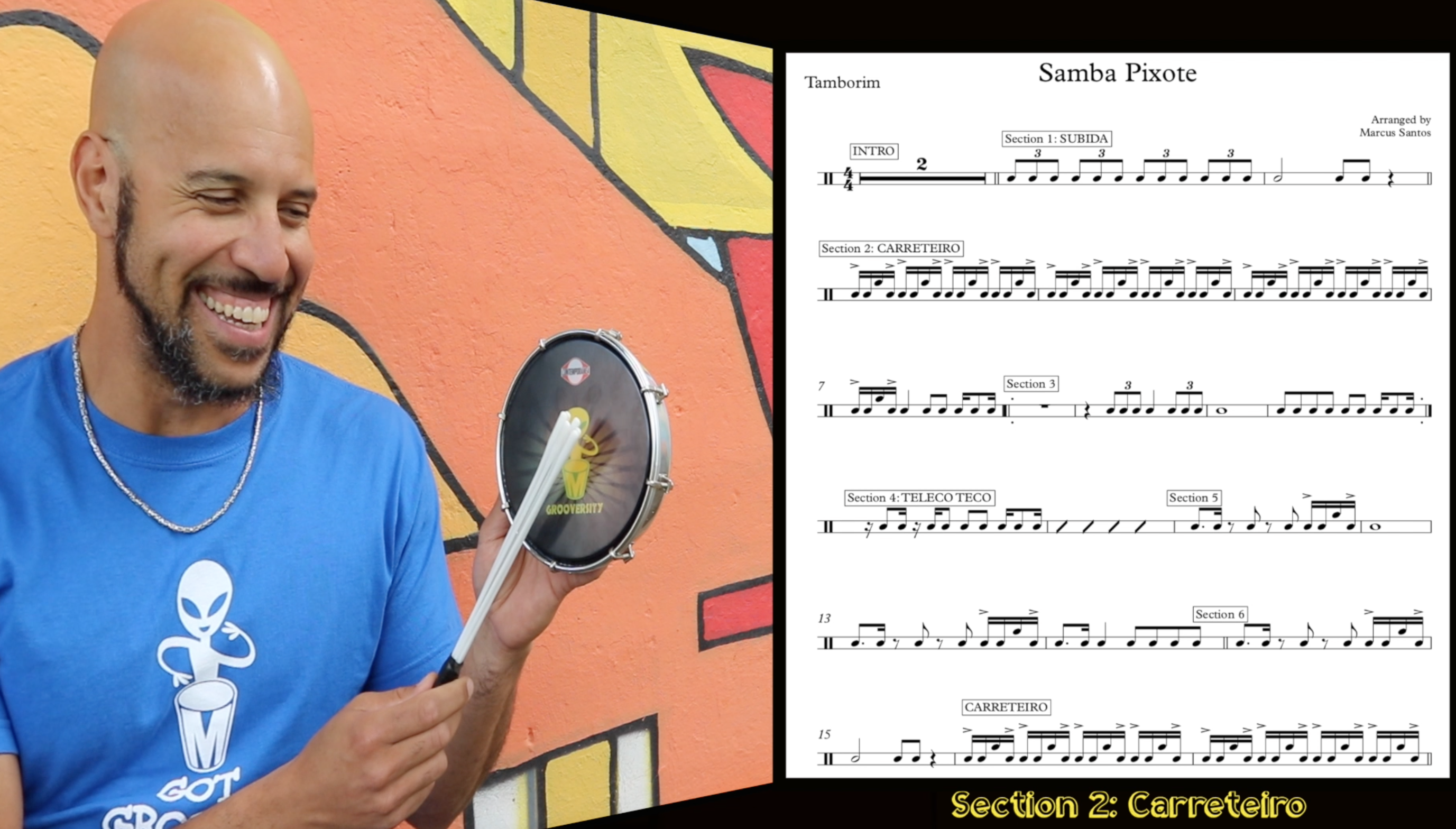 Pixote Tamborim Cadence Tutorial