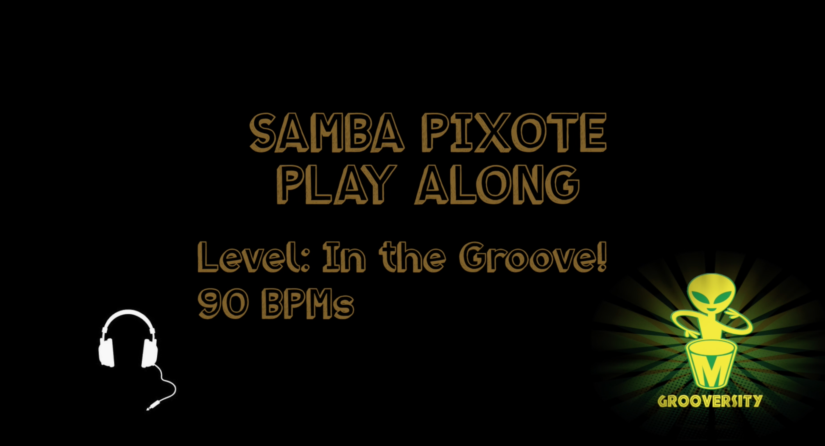 Samba Pixote In the Groove 90 Playalong