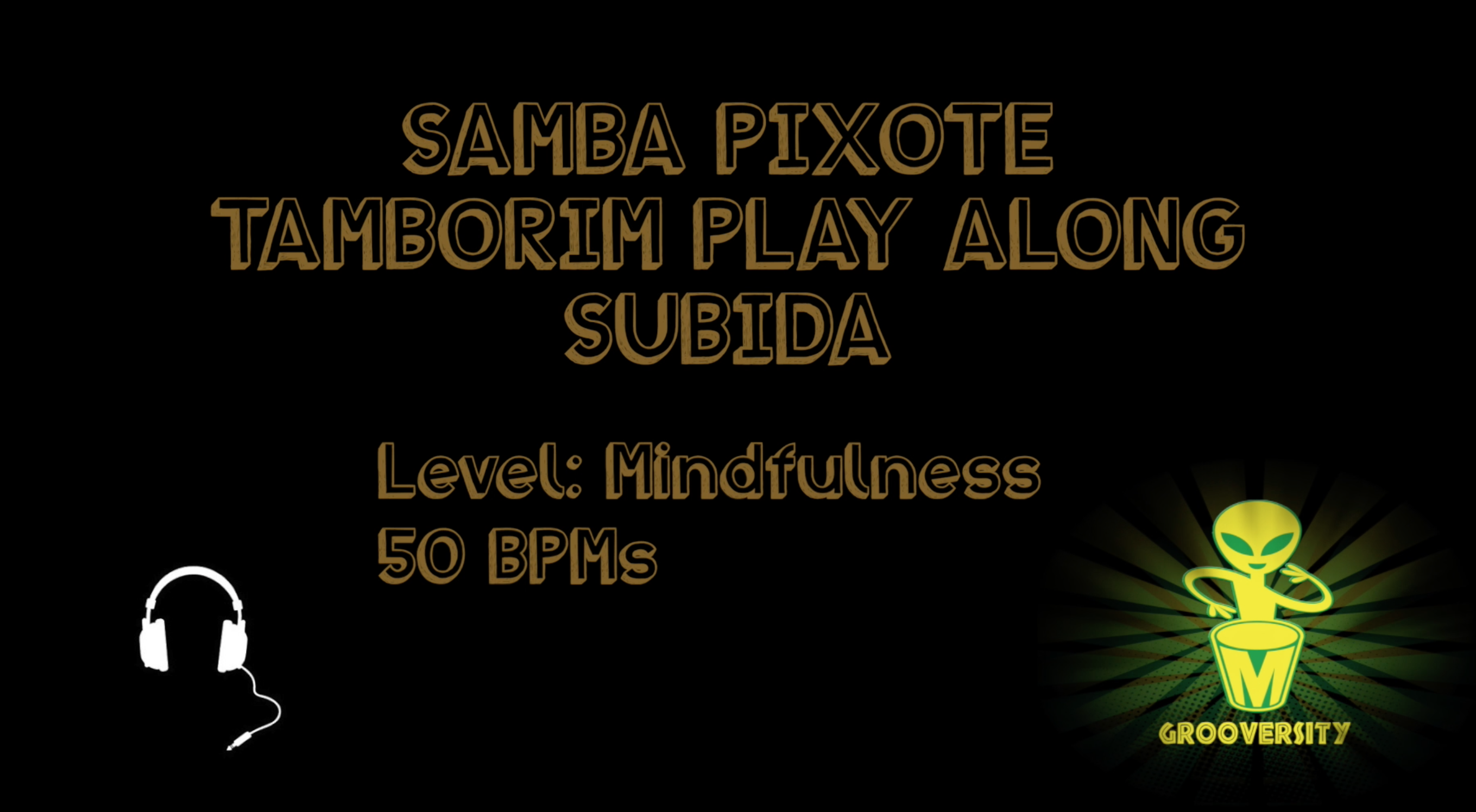 Samba Pixote Tamborim Subida Playalong 50