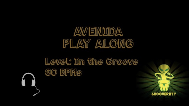 Avenida Groove Playalong 80 bpm-HD 1080p