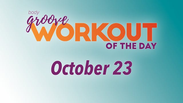 Workout Of The Day - October 23
