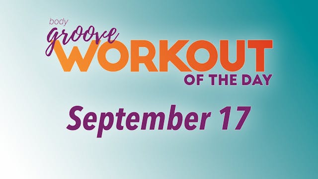 Workout Of The Day - September 17