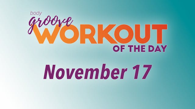 Workout Of The Day - November 17