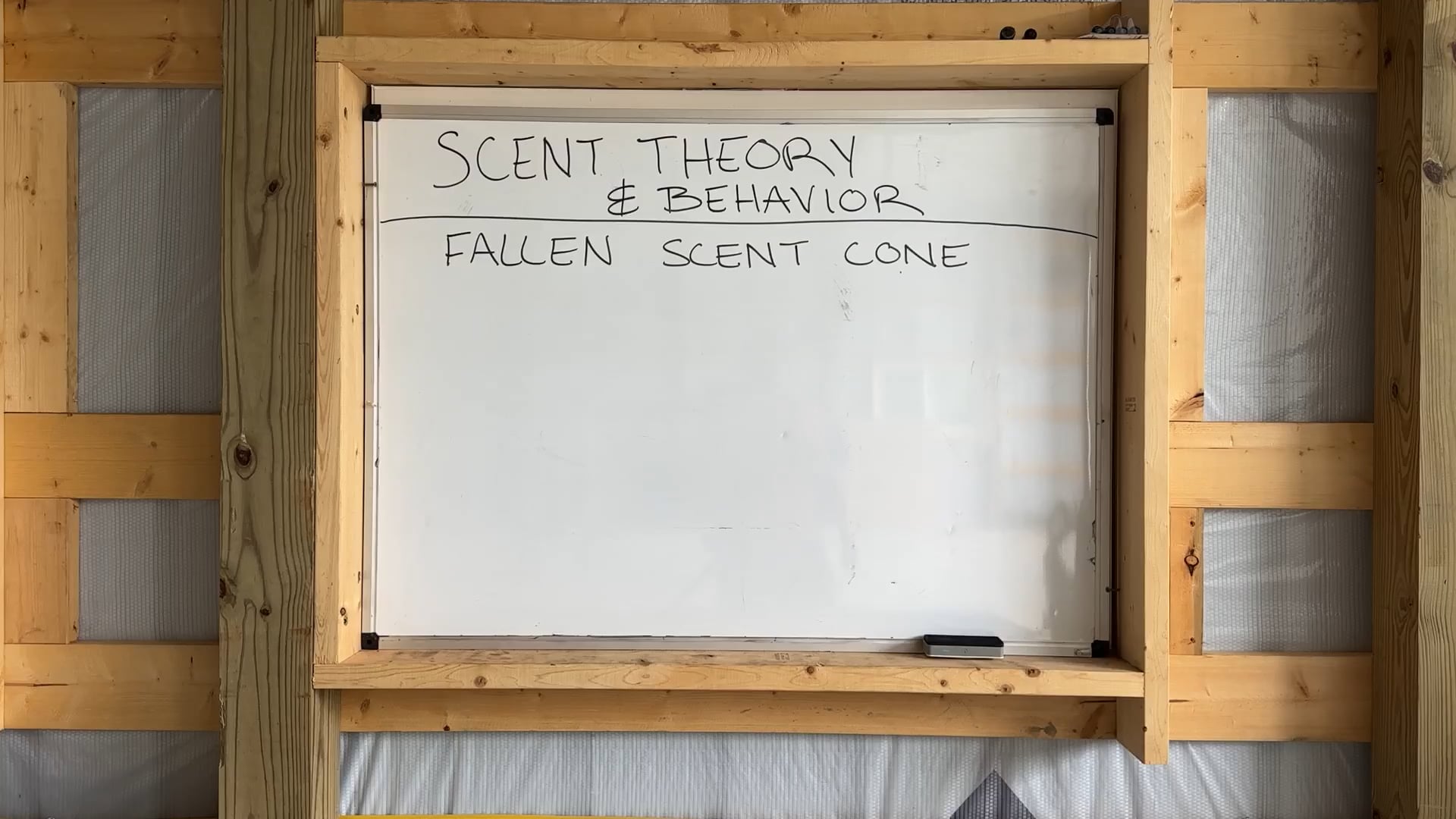 Scent Theory &Behavior: Fallen Scent Cones