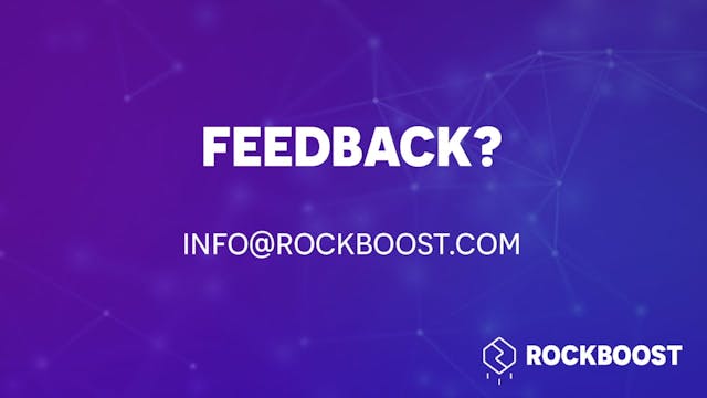 10. RockBoost Growth Hacking E-Course | Outro