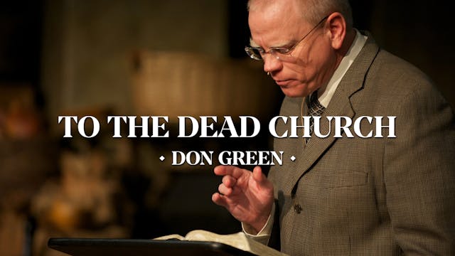 To the Dead Church - Don Green