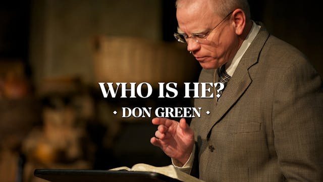Who Is He? - Don Green